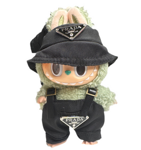 Black Overall outfit (2 piece set)