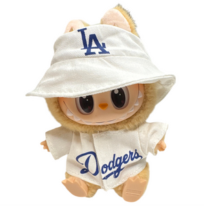 White LA Baseball outfit (2 piece set)